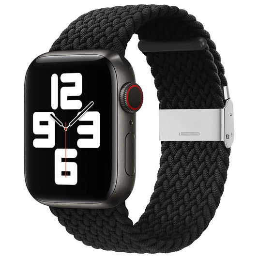 Pas Techsuit W032 za Apple Watch 49mm / 46mm / 45mm / 44mm / 42mm Series, Črna