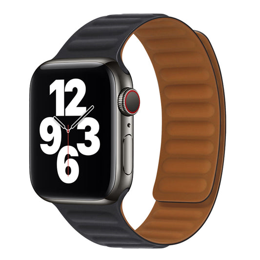 Pas Techsuit W035 za Apple Watch 49mm / 46mm / 45mm / 44mm / 42mm Series, Črna