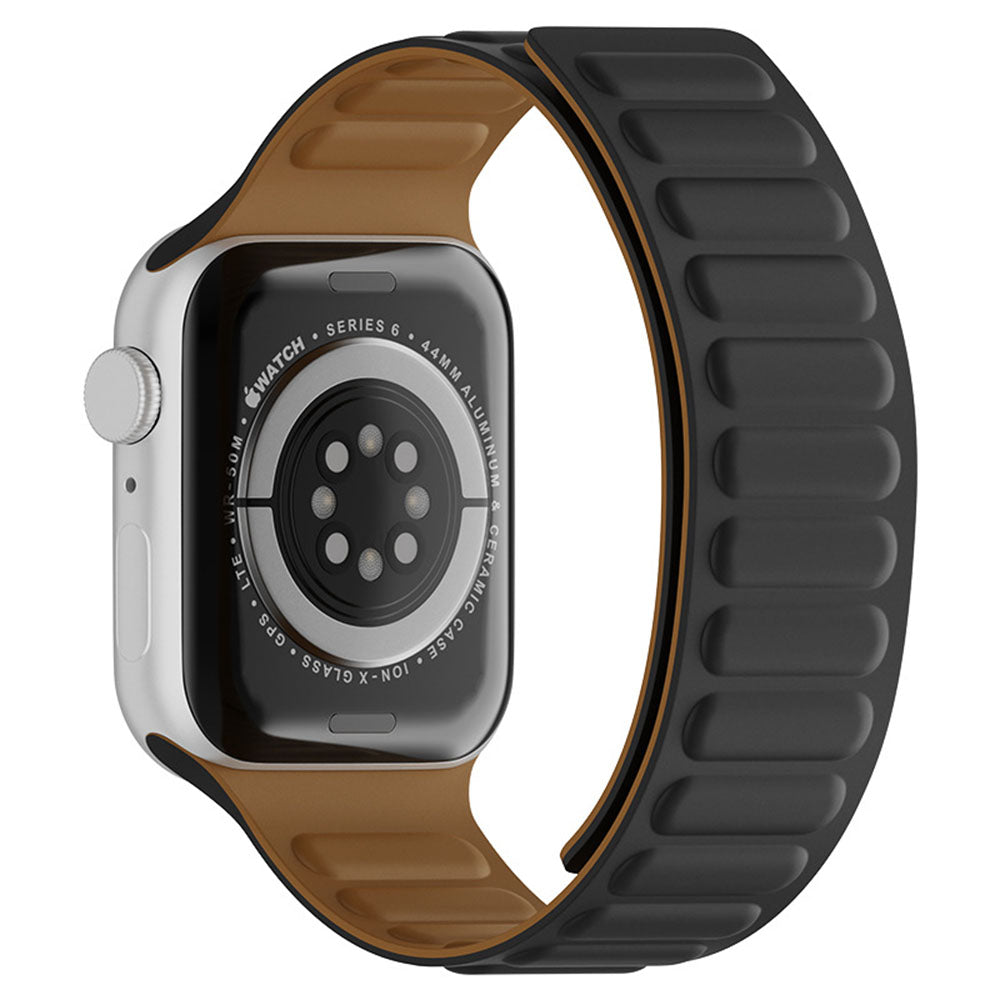 Pas Techsuit W035 za Apple Watch 49mm / 46mm / 45mm / 44mm / 42mm Series, Črna