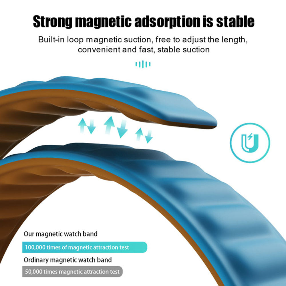 Pas Techsuit W035 za Apple Watch 49mm / 46mm / 45mm / 44mm / 42mm Series, Črna