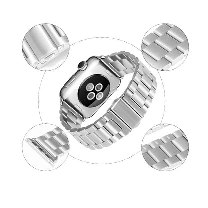 Pas Techsuit W036 za Apple Watch 49mm / 46mm / 45mm / 44mm / 42mm Series, Srebrn.