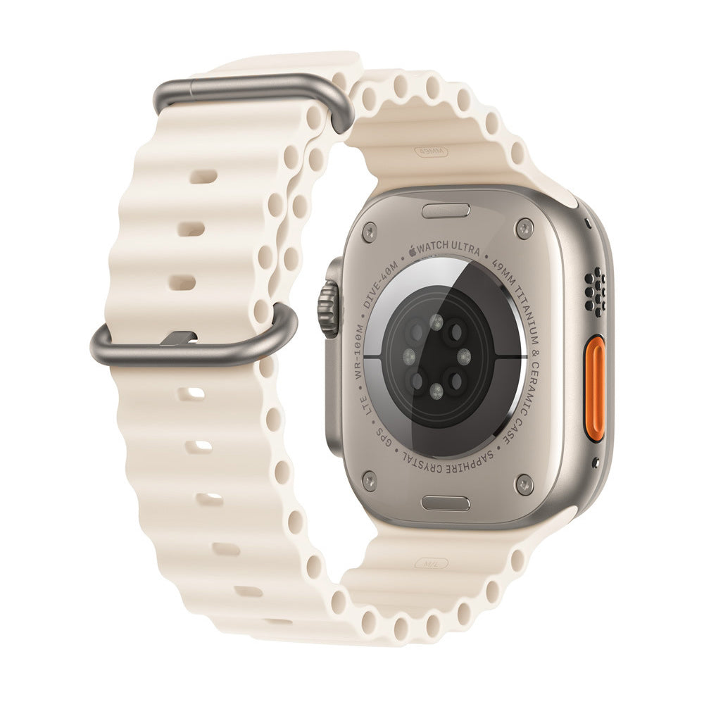 Pas Techsuit W038 za Apple Watch 49mm / 46mm / 45mm / 44mm / 42mm serije, bela