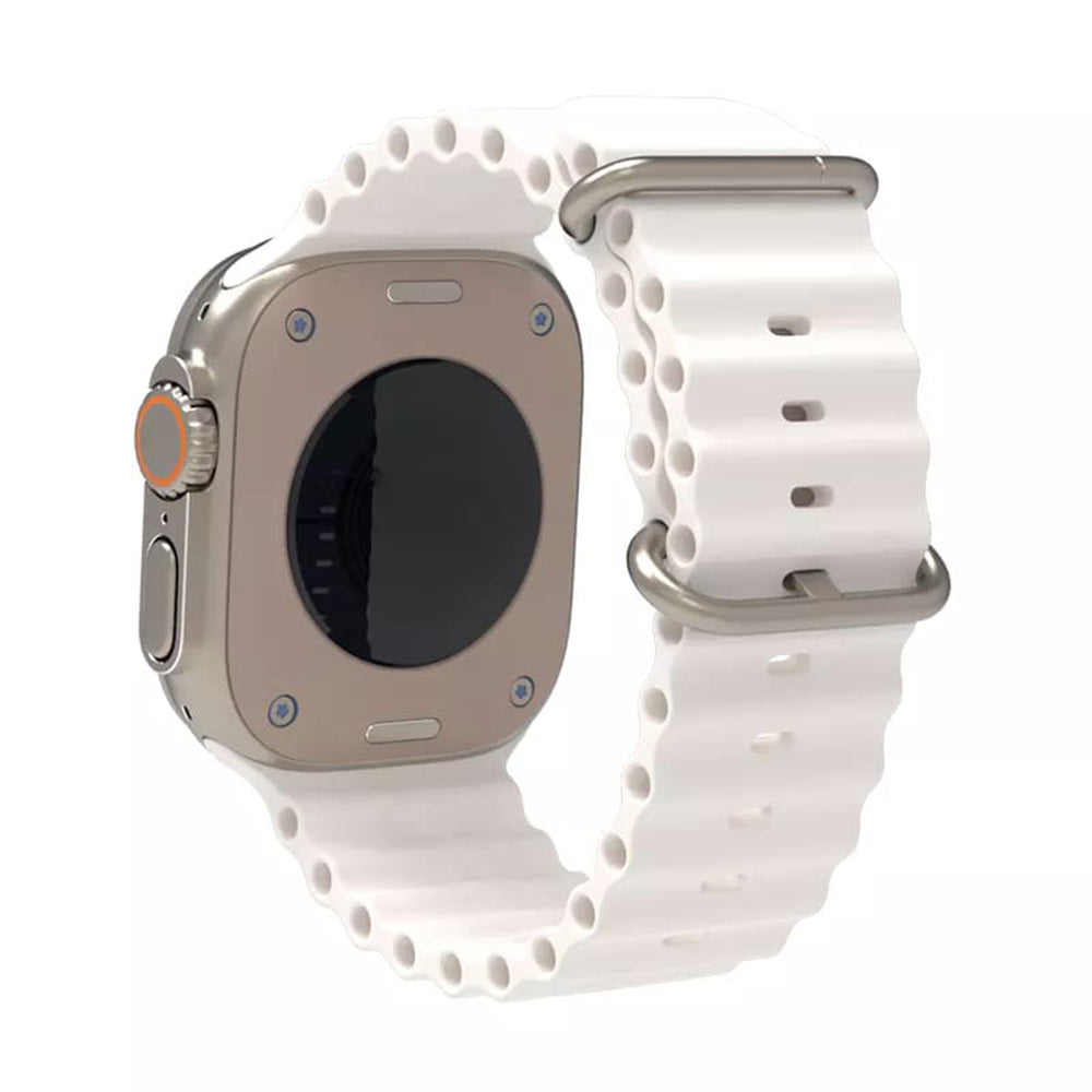 Pas Techsuit W038 za Apple Watch 49mm / 46mm / 45mm / 44mm / 42mm serije, bela