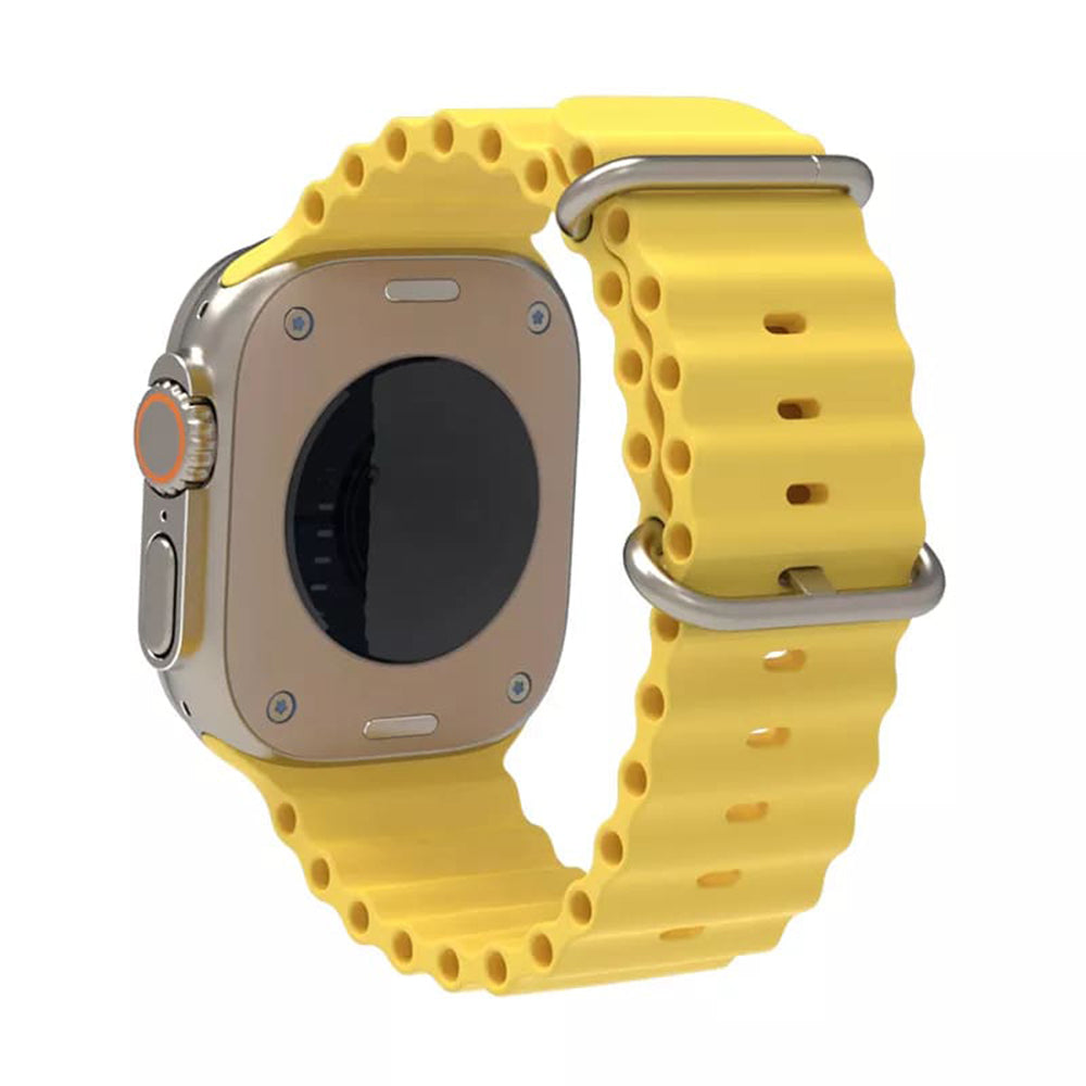 Pas Techsuit W038 za Apple Watch 42mm / 41mm / 40mm / 38mm Series, Rumena
