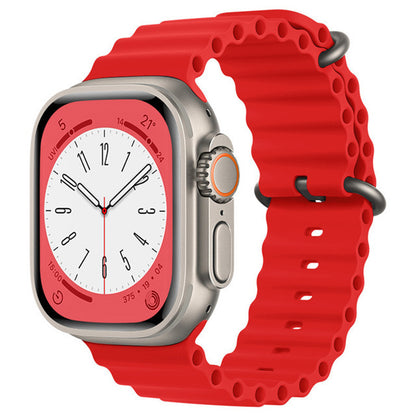 Pas Techsuit W038 za Apple Watch 42mm / 41mm / 40mm / 38mm Series, Rdeča