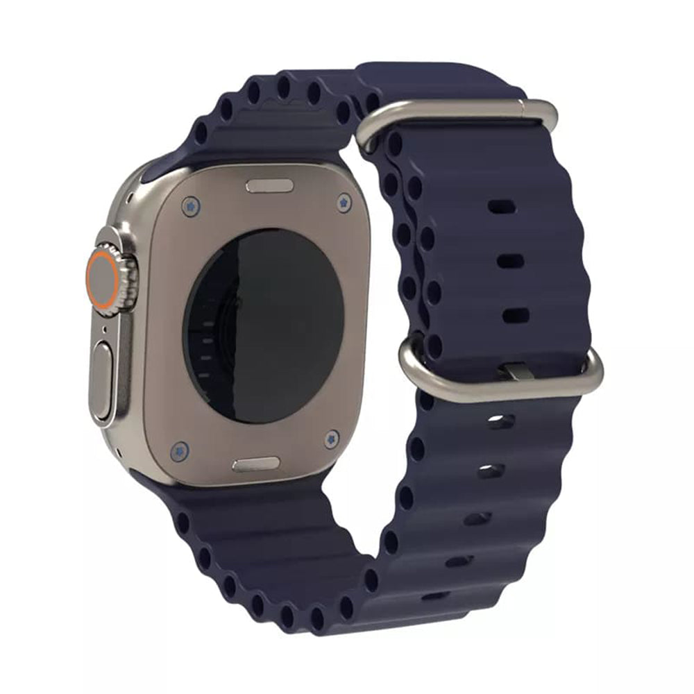 Pas Techsuit W038 za Apple Watch 49mm / 46mm / 45mm / 44mm / 42mm serije, temno modra