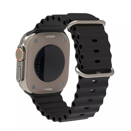 Pas Techsuit W038 za Apple Watch 49mm / 46mm / 45mm / 44mm / 42mm serije, črna