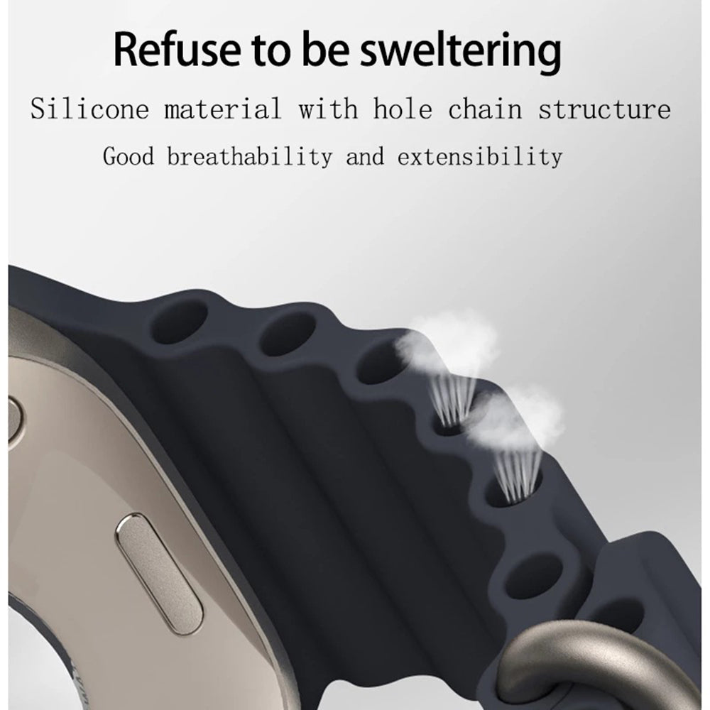 Pas Techsuit W038 za Apple Watch 49mm / 46mm / 45mm / 44mm / 42mm Series, Temno zelen