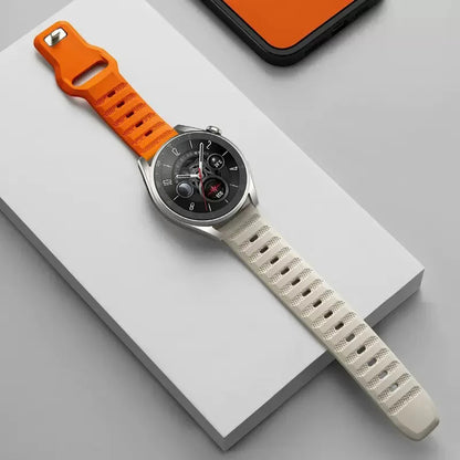 Pas Techsuit W050 za Samsung Galaxy Watch / Huawei Watch Series, 20mm, Oranžen