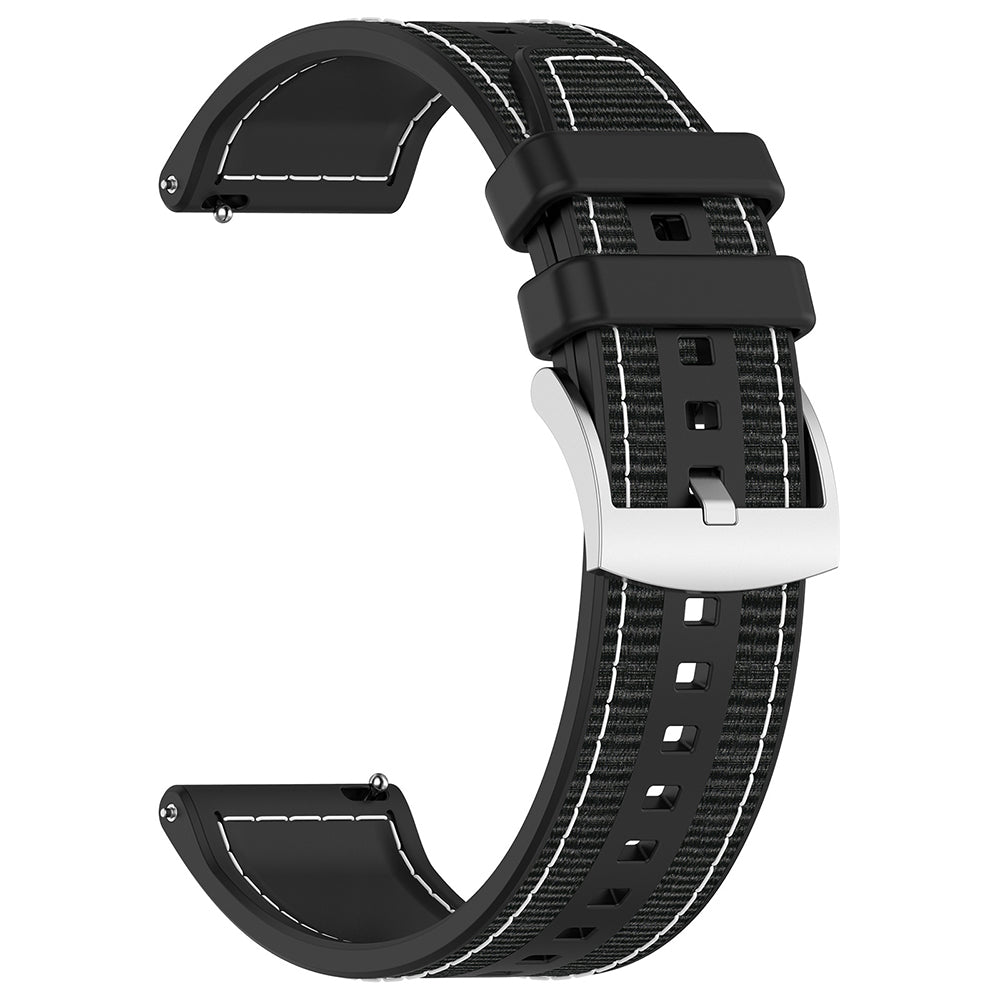 Techsuit W051 Strap for Huawei Watch / Xiaomi Watch Series, 22mm, Black
