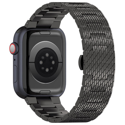 Pas Techsuit W052 za Apple Watch 42mm / 41mm / 40mm / 38mm Series, Črna
