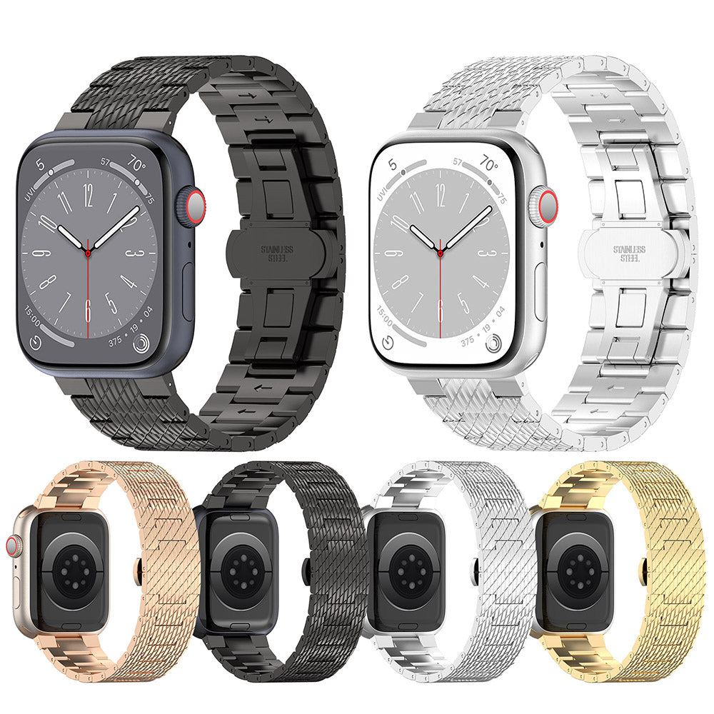 Pas Techsuit W052 za Apple Watch 42mm / 41mm / 40mm / 38mm Series, Črna