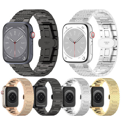 Pas Techsuit W052 za Apple Watch 42mm / 41mm / 40mm / 38mm Series, Črna
