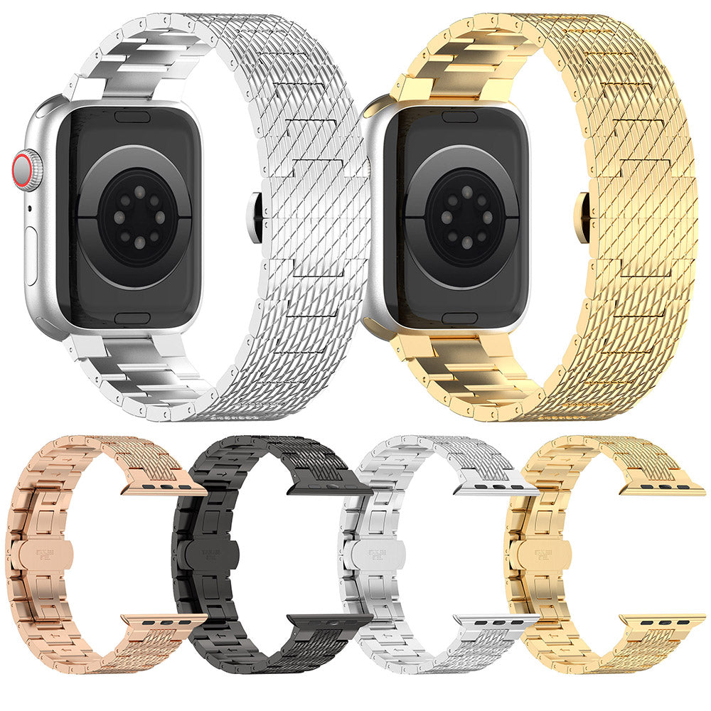 Pas Techsuit W052 za Apple Watch 42mm / 41mm / 40mm / 38mm Series, Črna