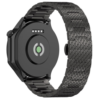 Pas Techsuit W052 za Huawei Watch / Xiaomi Watch Series, 22mm, Črna