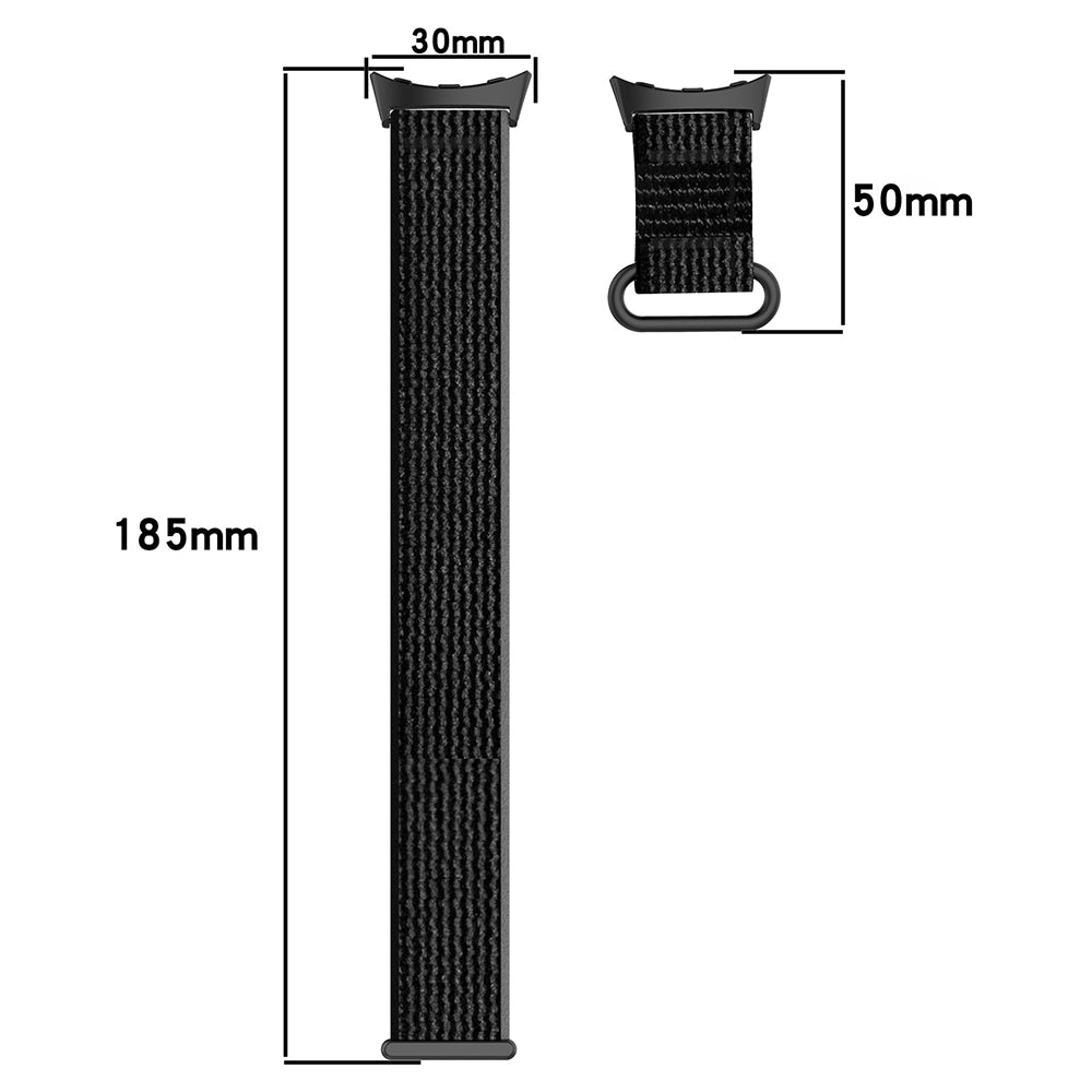 Pas Techsuit W054 za Google Pixel Watch 4 45mm, Črna