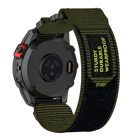 Pas Techsuit W057 za Garmin Instinct / Approach / Fenix Watch Series, 20mm, Zelen