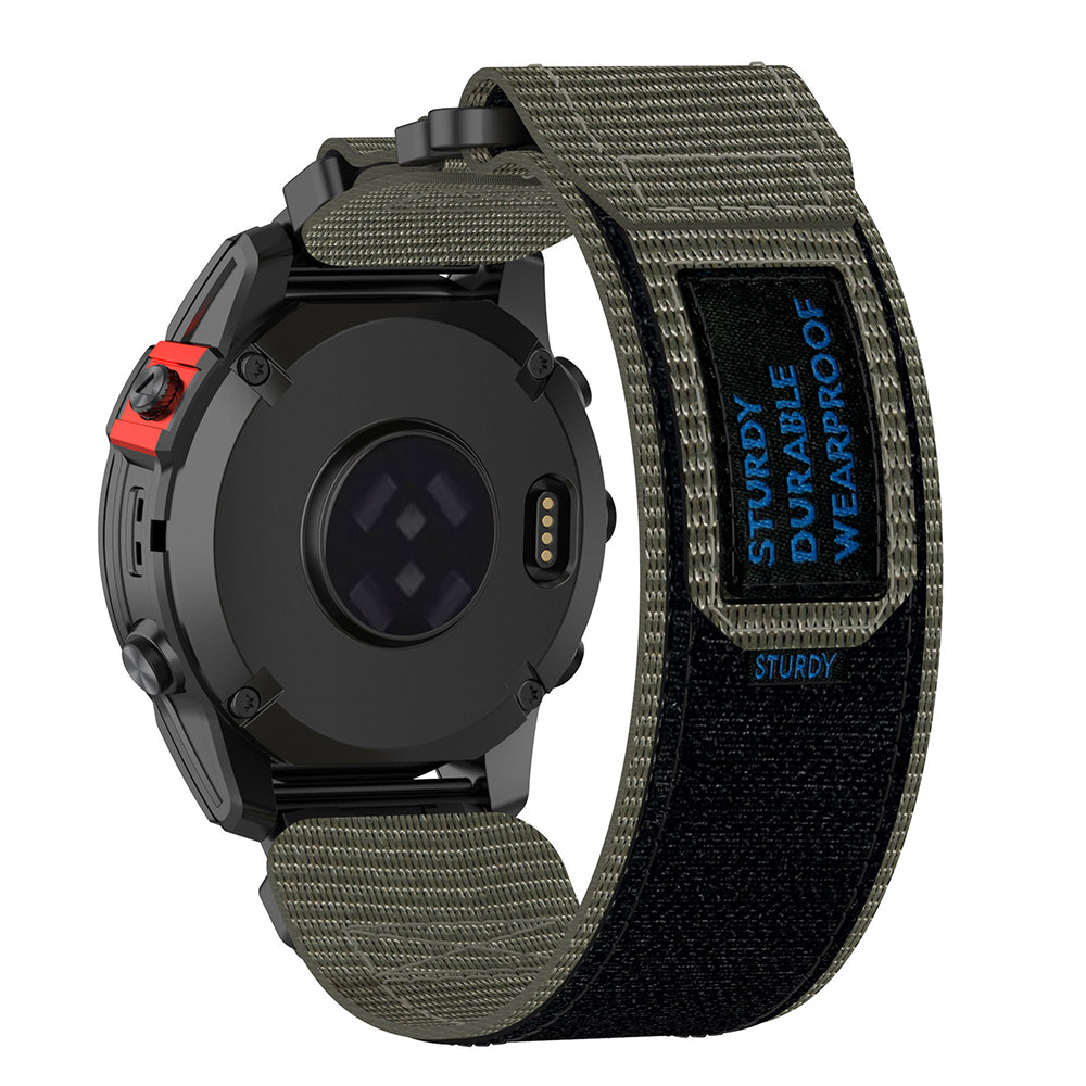 Pas Techsuit W057 za Garmin Watch Fenix Series, 26mm, Zelen