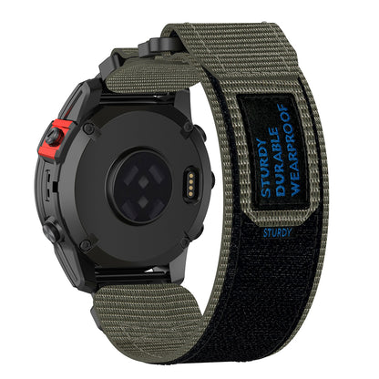 Pas Techsuit W057 za Garmin Watch Fenix Series, 26mm, Zelen