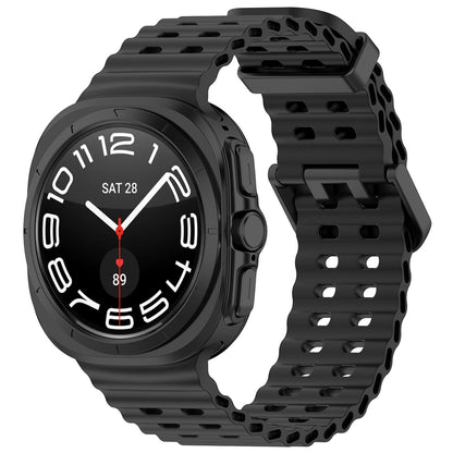 Pas Techsuit W062 za Samsung Galaxy Watch Ultra, Črna