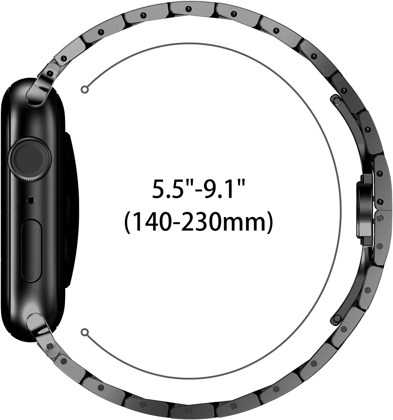 Pas Techsuit W063 za Apple Watch 49mm / 46mm / 45mm / 44mm / 42mm Series, Srebrna