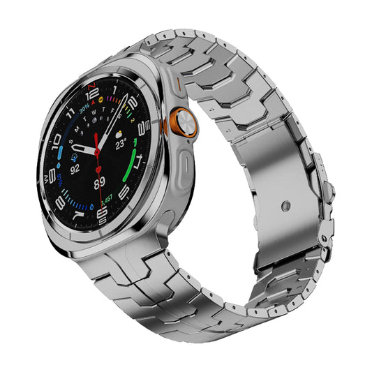 Pas Techsuit W063 za Samsung Galaxy Watch Ultra, Srebrn