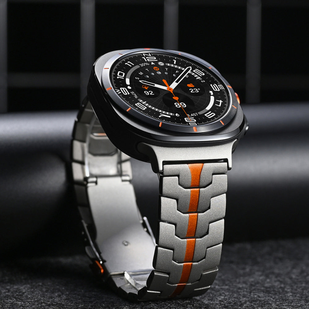 Pas Techsuit W063 za Samsung Galaxy Watch Ultra, Oranžen