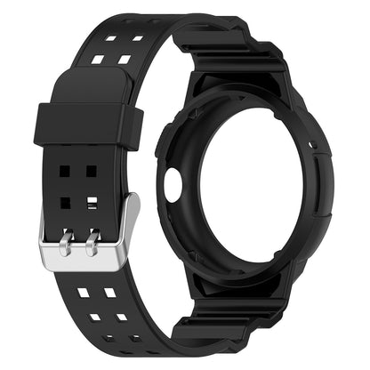 Pas Techsuit W065 za Google Pixel Watch 3 41mm / Watch 2 / Watch, Črna