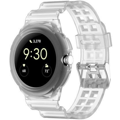 Pas Techsuit W065 za Google Pixel Watch 3 41mm / Watch 2 / Watch, Prozoren