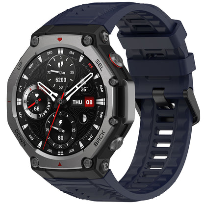 Pas Techsuit W067 za Amazfit T-Rex 3, Mornarsko modra