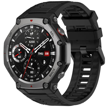 Pas Techsuit W067 za Amazfit T-Rex 3, Črna