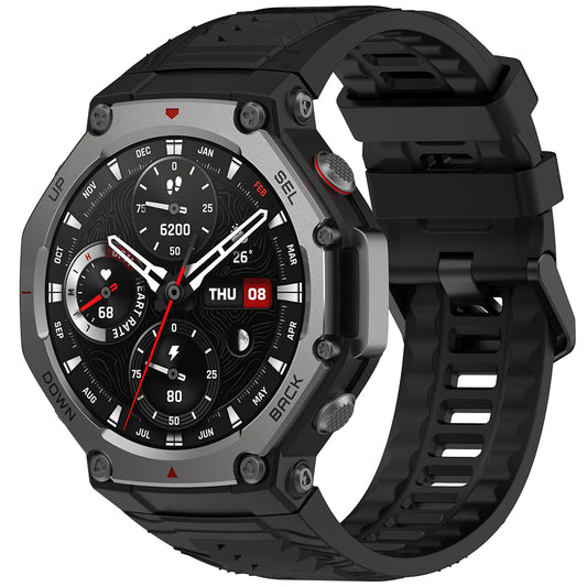Techsuit W067 Strap for Amazfit T-Rex 3, Black