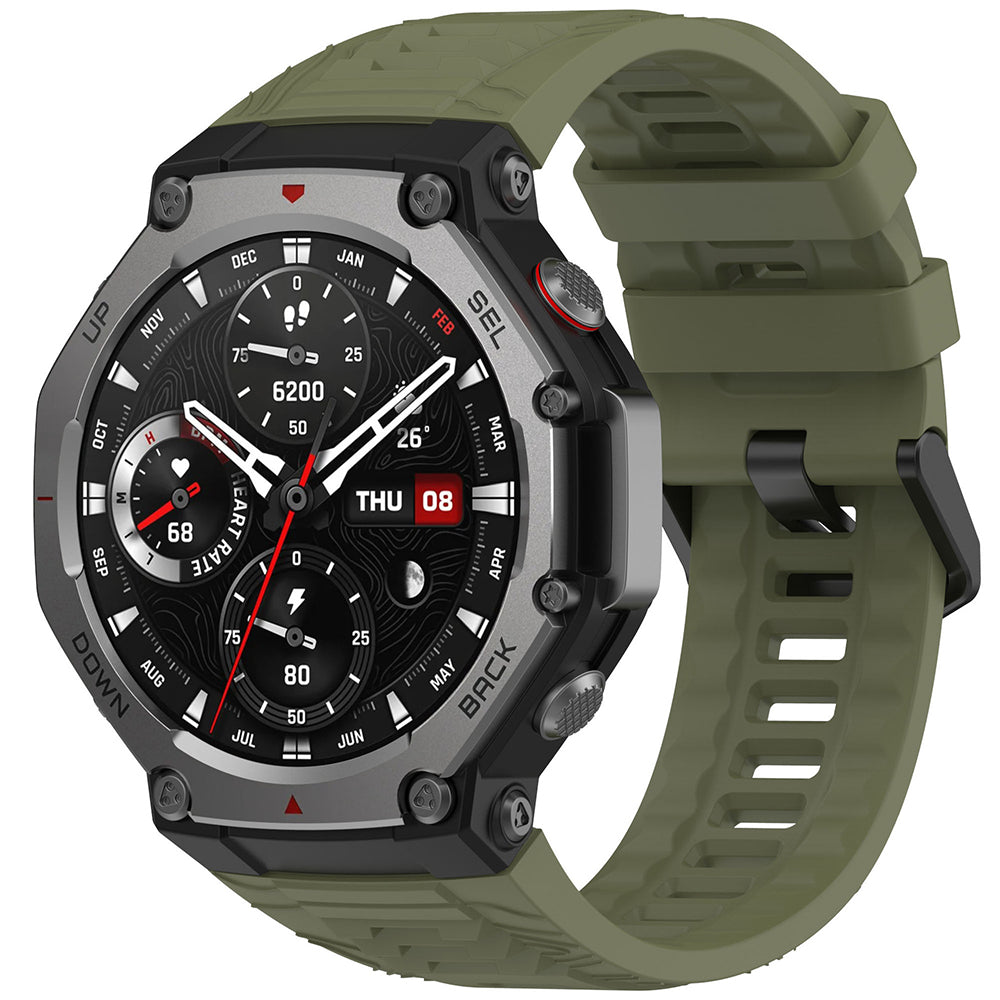 Pas Techsuit W067 za Amazfit T-Rex 3, Zelen