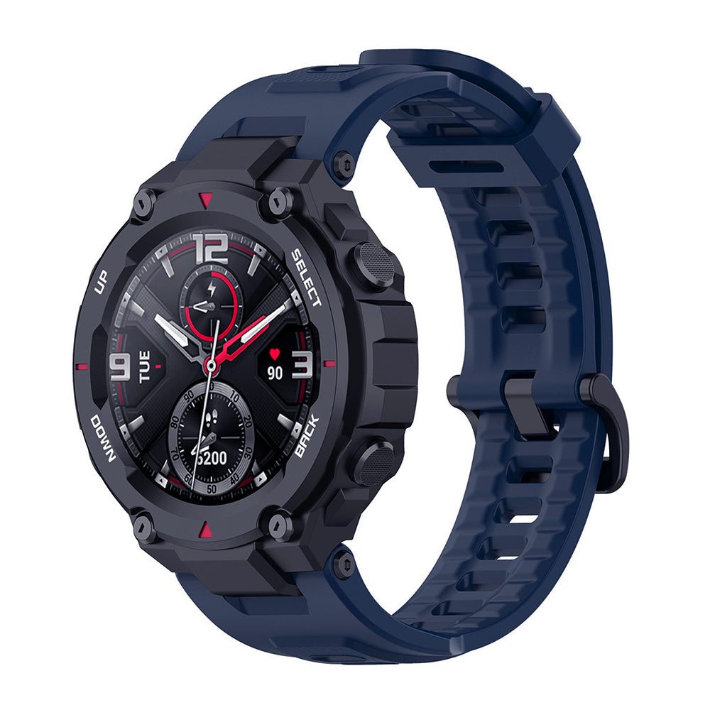 Pas Techsuit W067 za Amazfit T-Rex Pro / T-Rex, Mornarsko modra