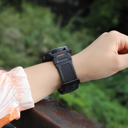 Pas Techsuit W068 za Garmin Watch Fenix Series, 26mm, Črno zelen