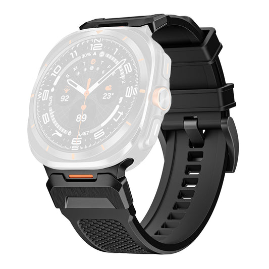 Pas Techsuit W068 za Samsung Galaxy Watch Ultra, Črn