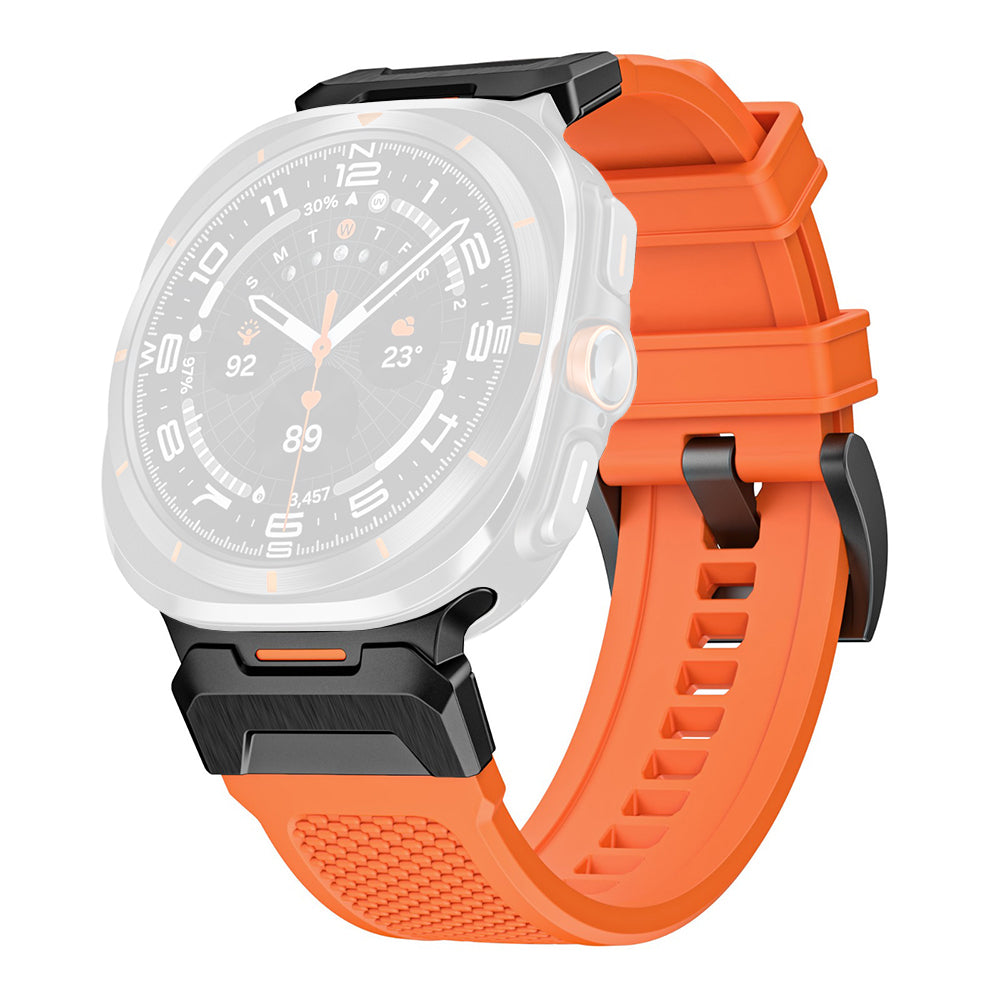 Pas Techsuit W068 za Samsung Galaxy Watch Ultra, Oranžno Črna
