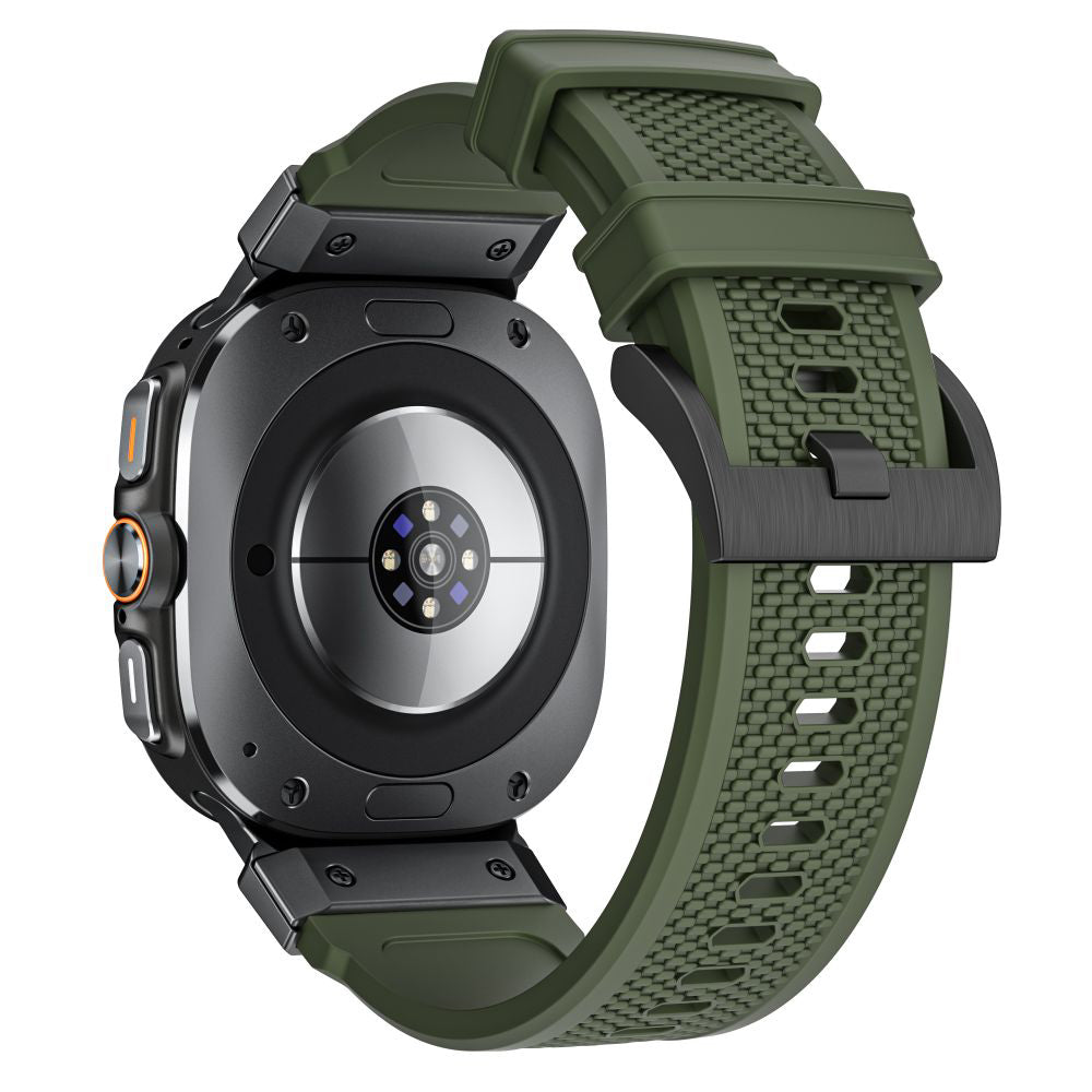 Pas Techsuit W068 za Samsung Galaxy Watch Ultra, Zeleno Črna