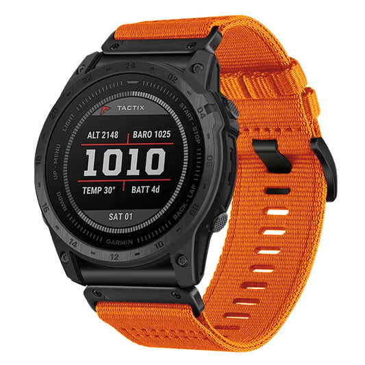 Pas Techsuit W070 za Garmin Watch Fenix / Forerunner / Approach Series, 22mm, Oranžen