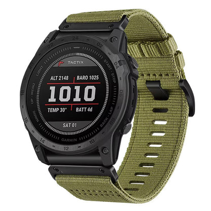 Pas Techsuit W070 za Garmin Watch Fenix / Forerunner Series, 22mm, Zelen