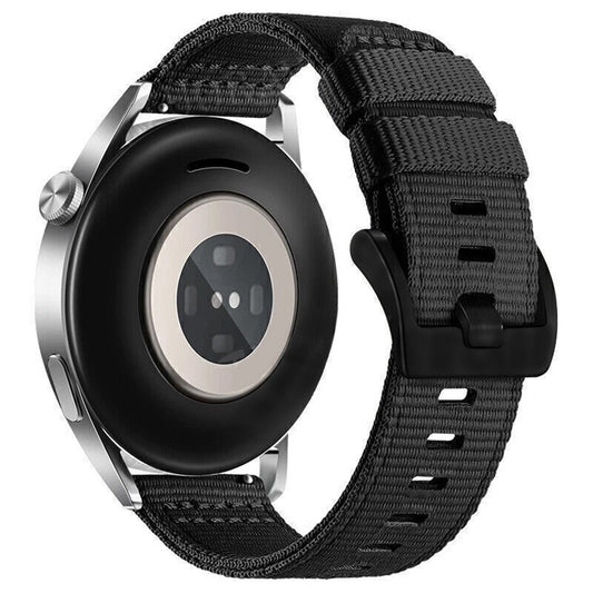 Pas Techsuit W070 za Samsung Galaxy Watch / Huawei Watch Series, 20mm, Črna