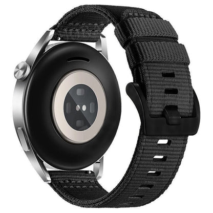Pas Techsuit W070 za Samsung Galaxy Watch / Huawei Watch Series, 22mm, Črna