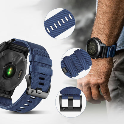 Pas Techsuit W070 za Samsung Galaxy Watch / Huawei Watch Series, 22mm, Črna