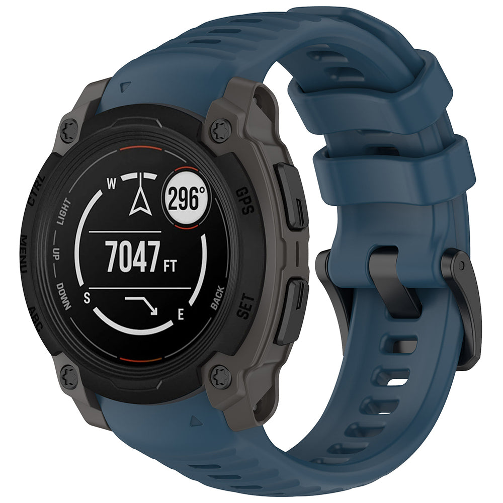 Pas Techsuit W076 za Garmin Instinct E 40mm, Mornarsko modra