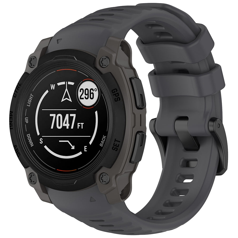 Pas Techsuit W076 za Garmin Instinct E 40mm, Siv