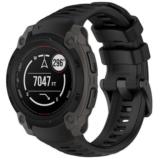 Pas Techsuit W076 za Garmin Instinct E 45mm, Črna