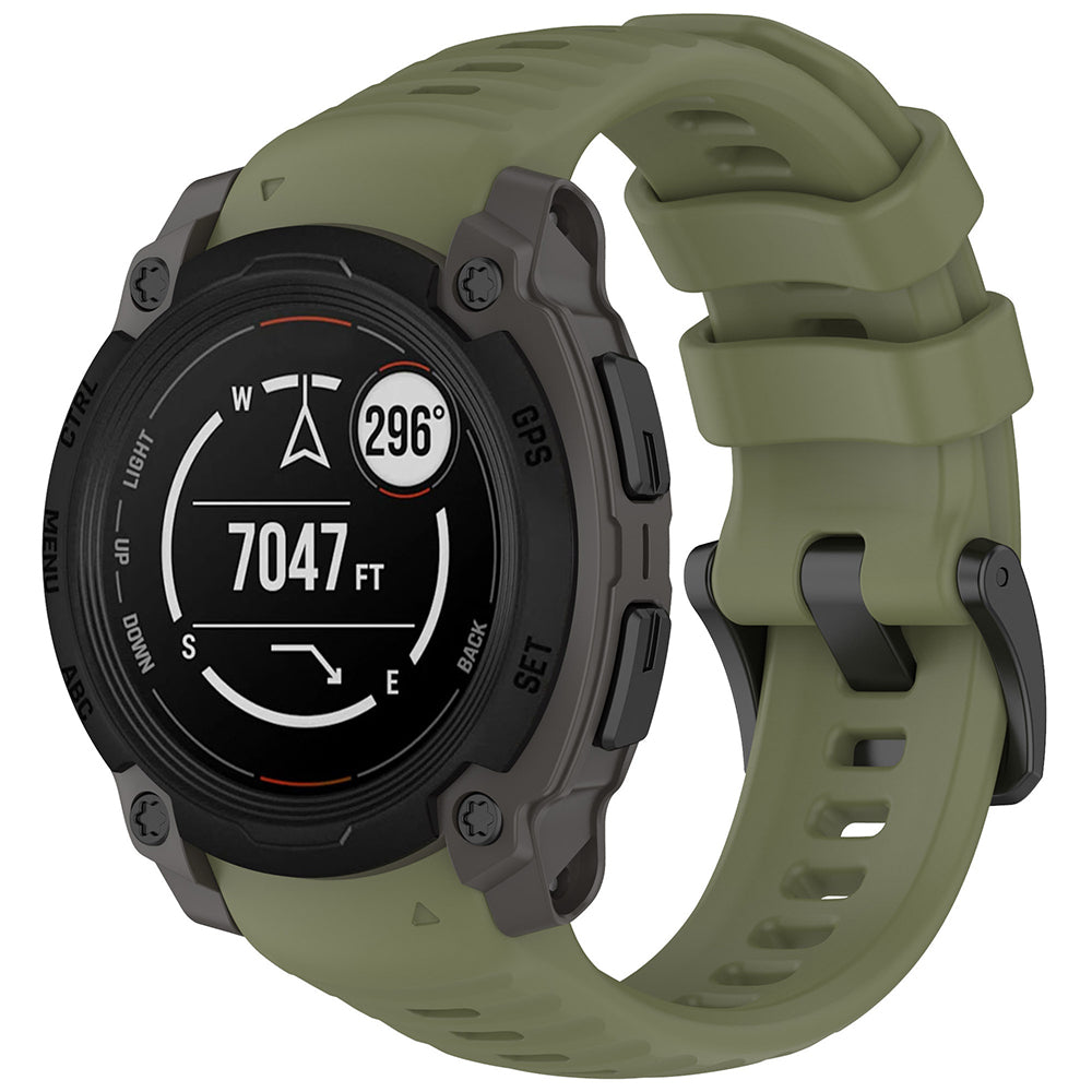 Pas Techsuit W076 za Garmin Instinct E 45mm, Zelen