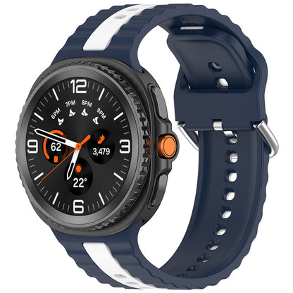 Pas Techsuit W078 za Samsung Galaxy Watch 8 Classic / Watch8 44mm / Watch 8 40mm, Mornarsko modra