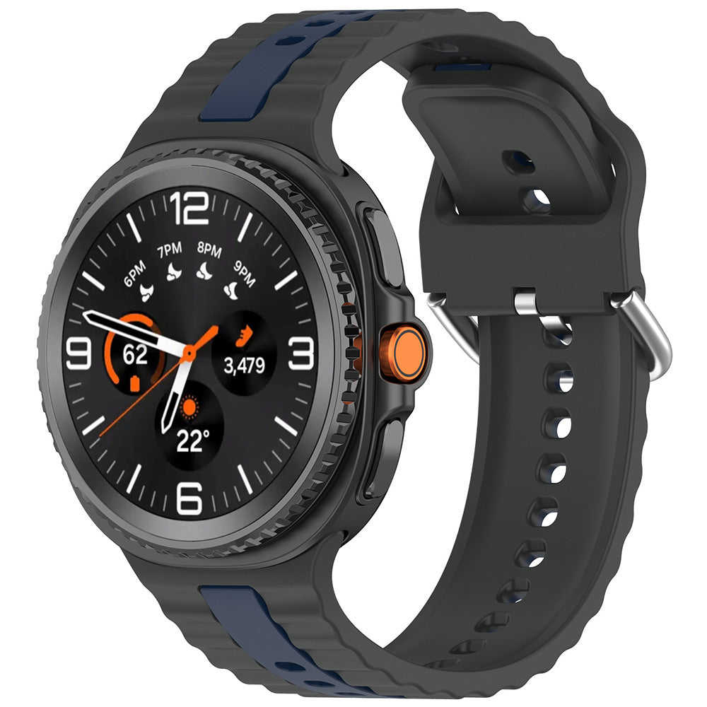 Pas Techsuit W078 za Samsung Galaxy Watch 8 Classic / Watch8 44mm / Watch 8 40mm, Siva