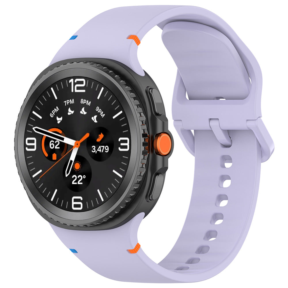 Pas Techsuit W079 za Samsung Galaxy Watch 8 Classic / Watch8 44mm / Watch 8 40mm, Vijolična